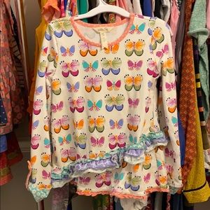 MJ long sleeve butterfly top